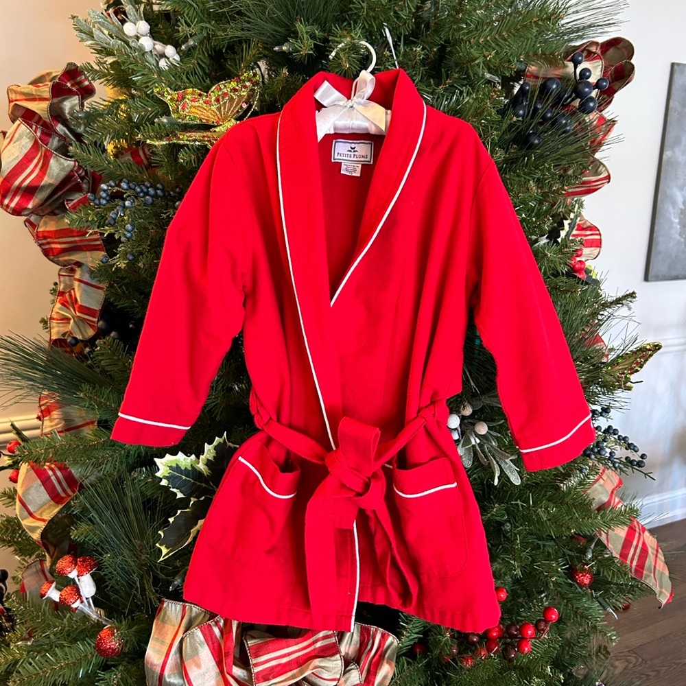 Petite Plume Flannel Robe size 1/2